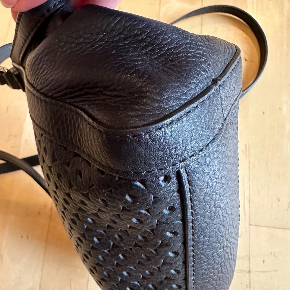 Kate spade black perforated  crossbody bag, CB2419 - Picture 4 of 12